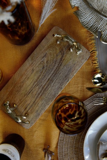 Serving platter, mango wood, 31.5 × 15 cm, "Artesa" - Kitchen Craft
