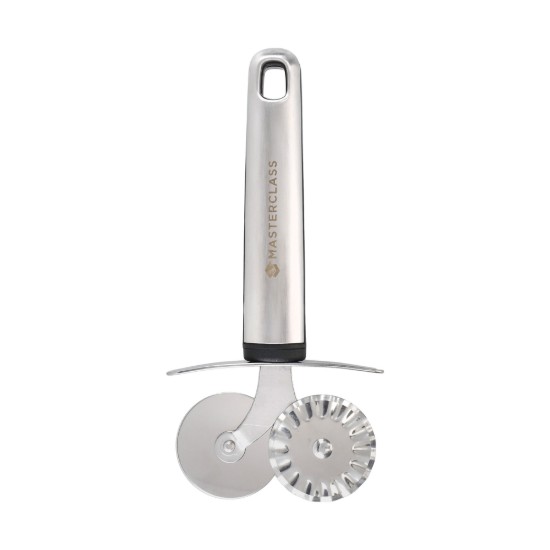 Double-wheeled pastry cutter, stainless steel, 16cm, "Master Class" - Kitchen Craft 