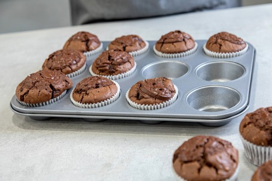 Vassoio per muffin, 35 x 27 cm, acciaio - del marchio Kitchen Craft