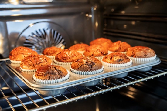 Vassoio per muffin, 35 x 27 cm, acciaio - del marchio Kitchen Craft