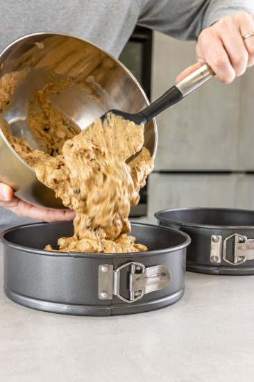 Sett med 2 runde kakebakker, stål - Kitchen Craft