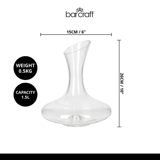 Decanter per vino, 1,5 L - Kitchen Craft