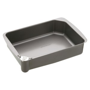 Vassoio bistecca, 34 x 23 cm, acciaio al carbonio - di Kitchen Craft