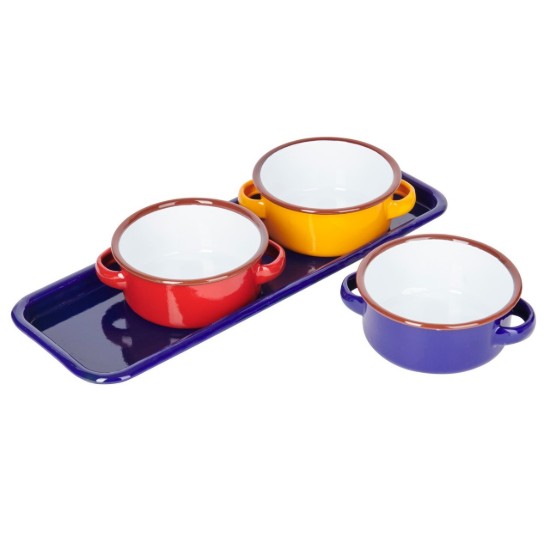 Servizio da portata 4 pezzi per salsa - di Kitchen Craft