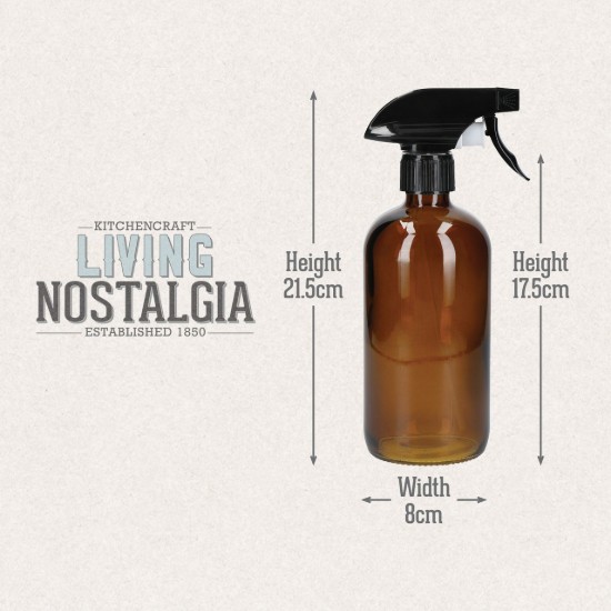 Set di 2 flaconi con spruzzatore, 500 ml - prodotto da Kitchen Craft