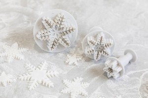 Set per decorare torte, modello fiocco di neve - di Kitchen Craft