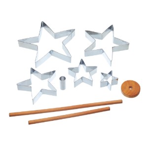 Set van 9 koekjesvormpjes - van Kitchen Craft