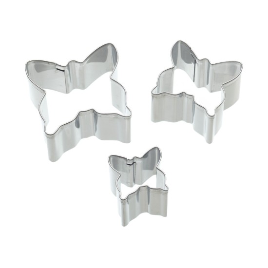 Set van 3 vlindervormen, voor het snijden van marsepeindecoraties – made by Kitchen Craft