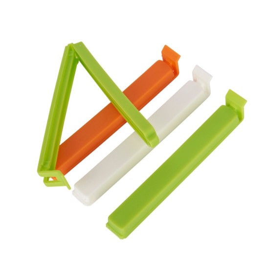 Set van 4 afsluitclips, kunststof - Kitchen Craft