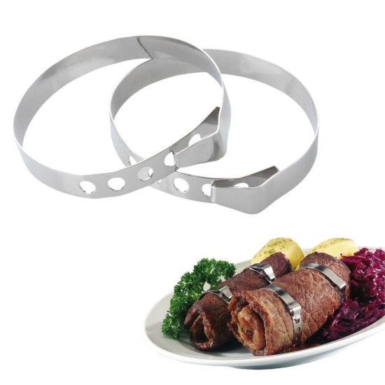 Set di 6 anelli per carne, acciaio inox - Westmark