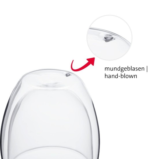 Set di 2 bicchieri a doppia parete per latte macchiato, 400 ml - Westmark