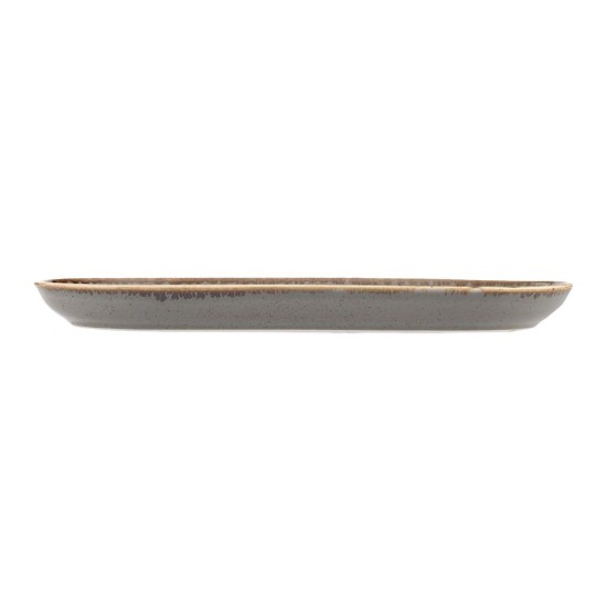 Oval Alumilite Seasons platter 30 cm, Dark grey - Porland  