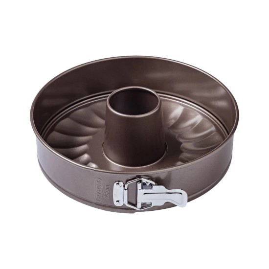 Molde para horno redondo con base extraíble, 26cm, "ASIMETRIA", acero al carbono - Pyrex