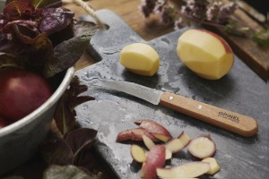 2-piece set for peeling vegetables, stainless steel, "Les Essentiels" - Opinel