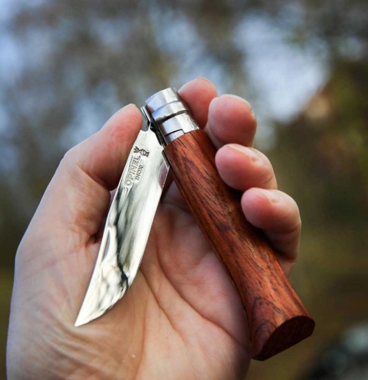 Cutit de buzunar N°06, inox, 7cm, "Tradition Luxe", Padouk - Opinel