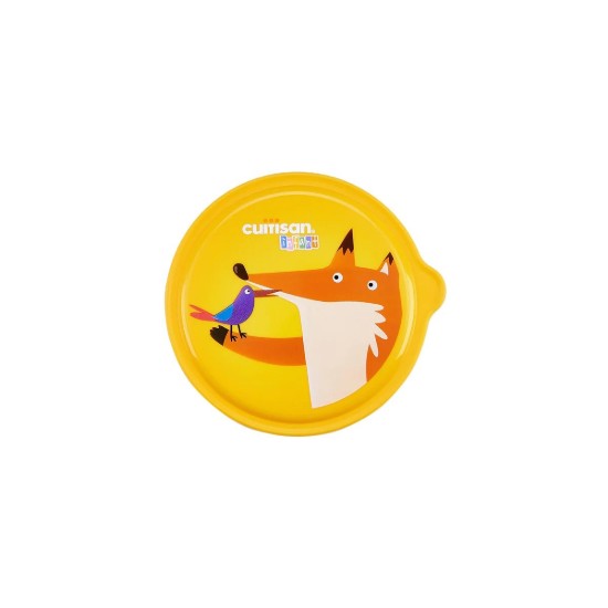 Stainless steel bowl, 650 ml, yellow, "Infant" - Cuitisan