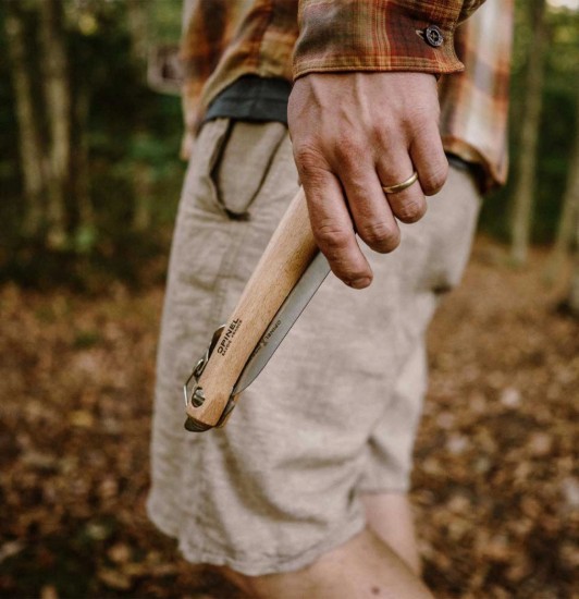 Sierra plegable N°18, acero, 18 cm - Opinel