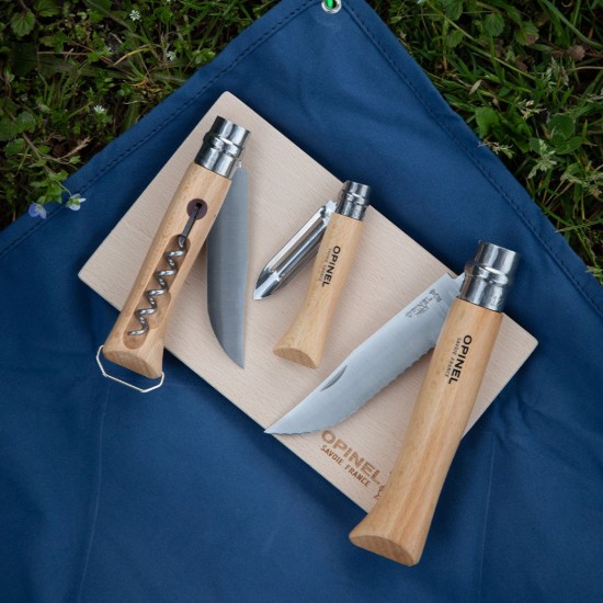 Set coltelli da cucina, 5 pezzi, "Nomad Cooking" - Opinel