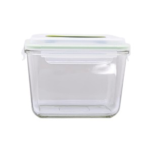 Food storage container with handle, "Handy", 2500 ml, glass - Glasslock