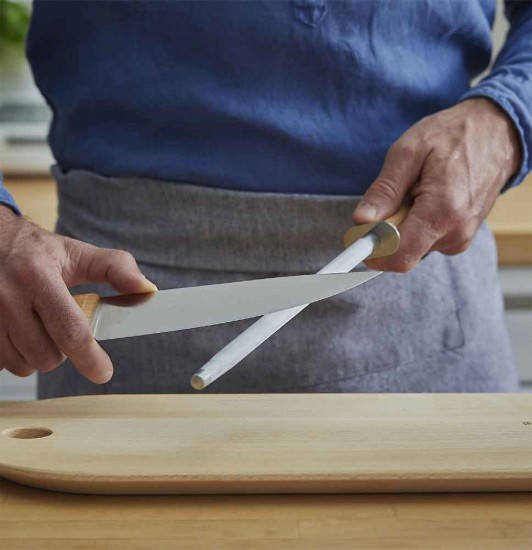 Utensile per affilare coltelli, acciaio, 25 cm - Opinel
