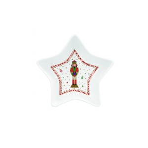 Stervormige kom, porselein, 15 cm, "Nutcracker Twist" - Easy Life
