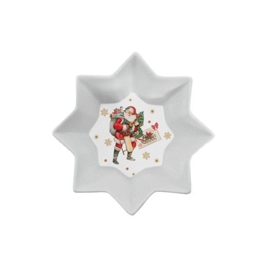 Cuenco de porcelana "Vintage Christmas", Ø 20 cm - Easy Life