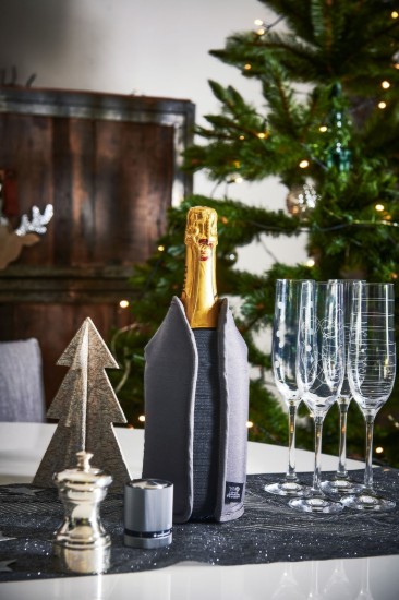 Set champagnestopper en koelhoes "Bubbles" - Peugeot