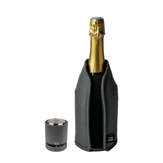Set champagnestopper en koelhoes "Bubbles" - Peugeot