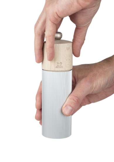 Pepper grinder, 18 cm, "Line" Aluminium - Peugeot