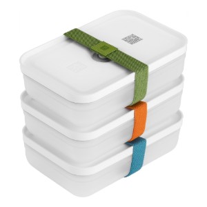 3-piece vacuum-sealing lunch box set, plastic, "FRESH & SAVE" - Zwilling
