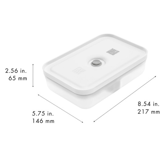 3-piece vacuum-sealing lunch box set, plastic, "FRESH & SAVE" - Zwilling