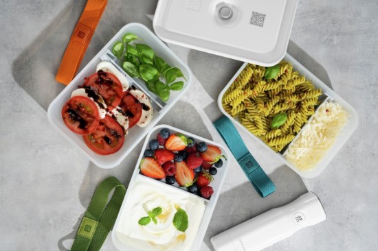 3-piece vacuum-sealing lunch box set, plastic, "FRESH & SAVE" - Zwilling
