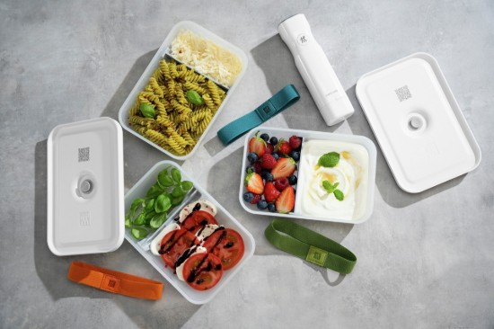 3-piece vacuum-sealing lunch box set, plastic, "FRESH & SAVE" - Zwilling