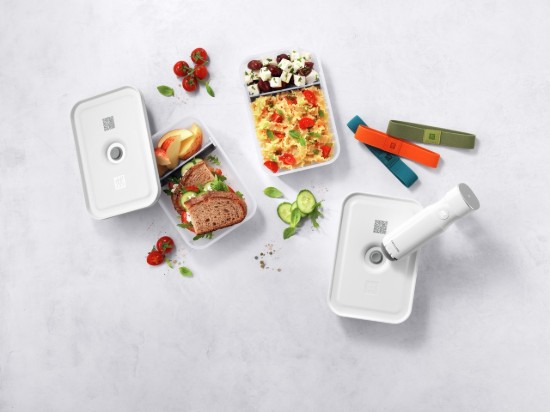 3-piece vacuum-sealing lunch box set, plastic, "FRESH & SAVE" - Zwilling