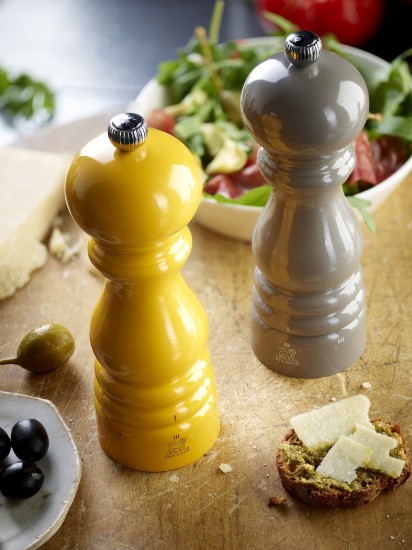 U'select salt grinder, 18 cm, "Parisrama", Saffron Yellow - Peugeot