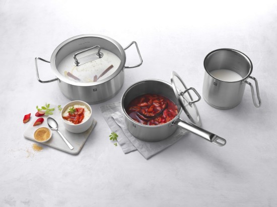 Kjele i rustfritt stål, med lokk, 18cm/2,1L, "ZWILLING Pro" - Zwilling