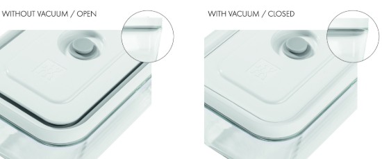 Madbeholder, plastik, 2L, "FRESH & SAVE" - Zwilling