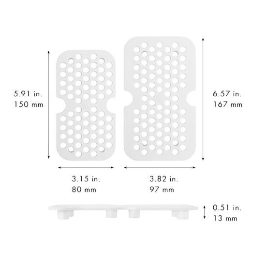 2-delige lekrekset voor glazen voedselcontainers, M/L, "FRESH & SAVE" - Zwilling