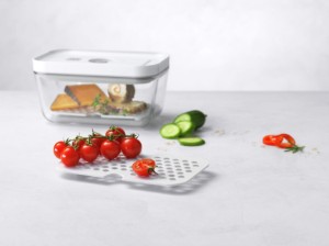 2-piece drip rack set for glass food containers, M/L, "FRESH & SAVE" - Zwilling