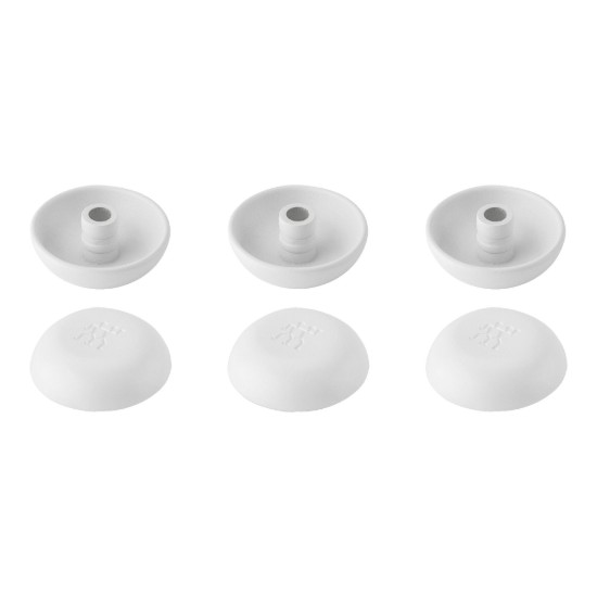 6-piece diffusers set, for vacuum food storage containers, plastic, "Cube" - Zwilling