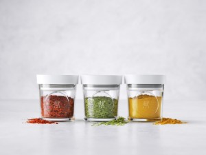 Set of 3 spice containers, plastic, "Cube" - Zwilling
