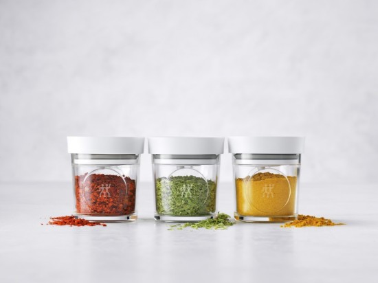 Set of 3 spice containers, plastic, "Cube" - Zwilling