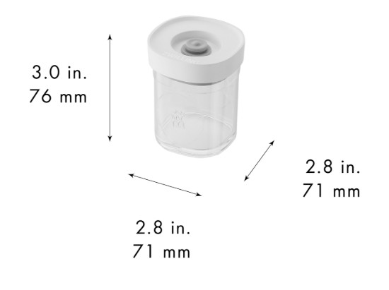 Set of 3 spice containers, plastic, "Cube" - Zwilling
