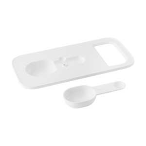Food container insert with measuring spoon, plastic, size M, "Cube" - Zwilling