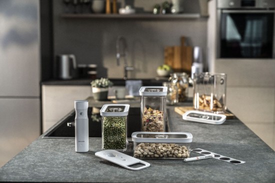 Food container insert with measuring spoon, plastic, size M, "Cube" - Zwilling