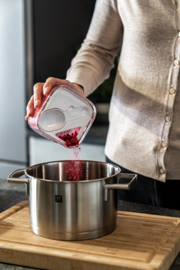 Madbeholderindsats med måleske, plast, str. S, "Cube" - Zwilling