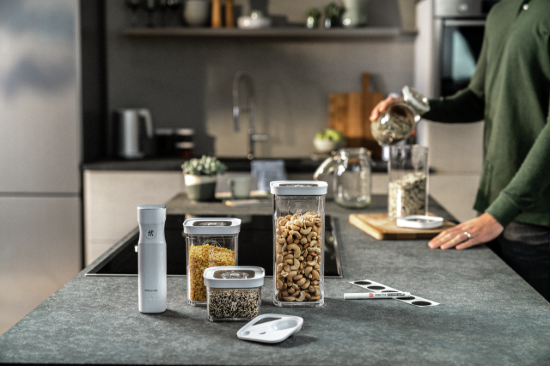 Madbeholderindsats med måleske, plast, str. S, "Cube" - Zwilling