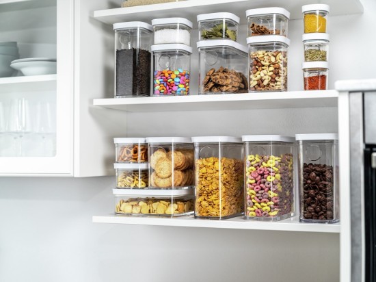 Square food container, plastic, 21.4 x 21.4 x 7.6 cm, 1.6L, "Cube" - Zwilling