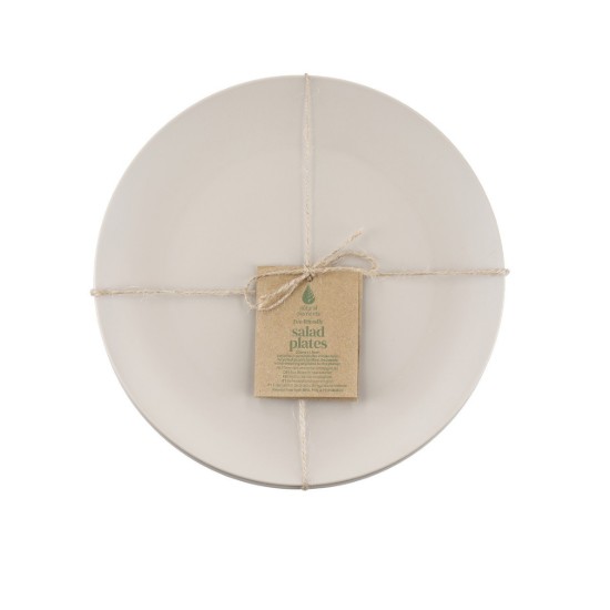 Set van 4 dinerborden, gemaakt van gerecycled plastic, 20 cm,“Natural Elements” - Kitchen Craft