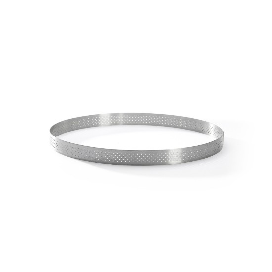 Geperforeerde taartvorm, RVS, 20,5 cm - merk "de Buyer"